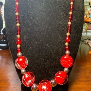 Cute red necklace!!!